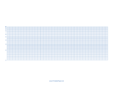 Semilog Paper-36 Divisions by 1 Decade Paper