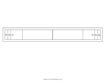 Shuffleboard Table Diagram Paper