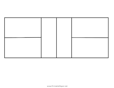 Singles Badminton Court Diagram Paper