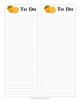 Sliced Oranges Paper
