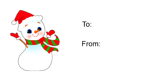 Snowman (white background) Paper