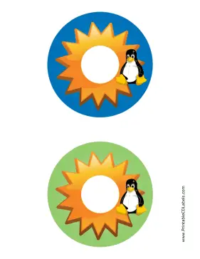 Starburst Linux CD-DVD Labels Paper