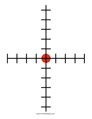 Crosshairs Target Paper