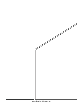 Three Big Angled Page Paper