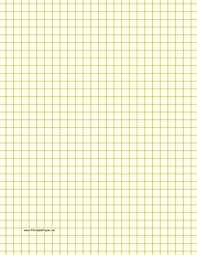Graph Paper - Light Yellow - Three Quarter Inch Grid Paper