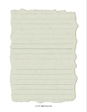 Torn Edges Lined Paper Paper