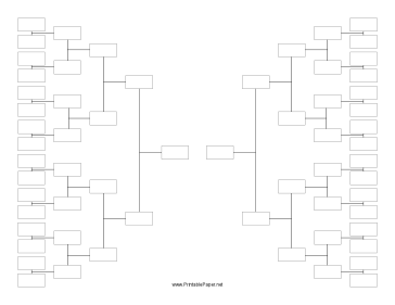 Tournament Brackets - 32 Teams Paper