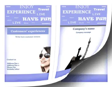 Travel Brochure-Bifold Paper