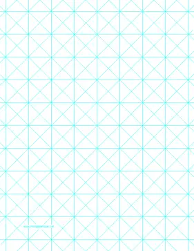 Triangles With 1-Inch Grid Paper