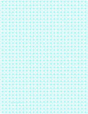 Triangles With Third-Inch Grid Paper