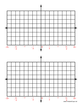 Trigonometry Paper - 4 Quadrants Paper