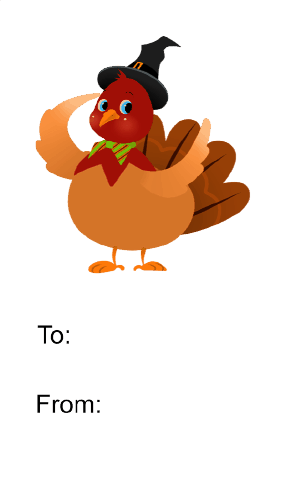 Turkey (white background) Paper