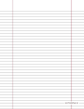 Two Column Portrait Letter College Paper