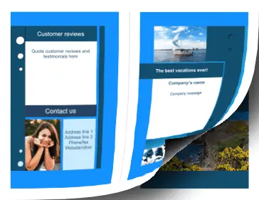 Vacation brochure-Bifold Paper