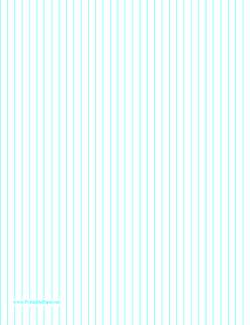 Vertical Lines Portrait Letter 4 Per Inch Paper