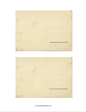Vintage Postcards Paper