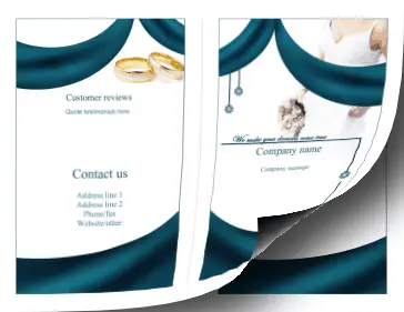 Wedding Brochure-Bifold Paper