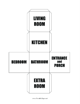 Zone Cleaning Dice Paper