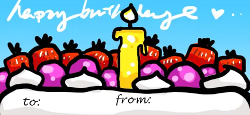 Birthday Candle Paper