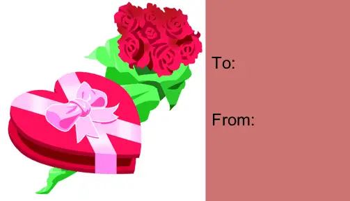 Bouquet and Candy Paper