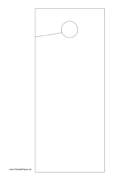 Large Doorhanger Paper