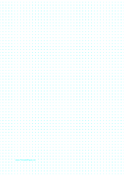 Dot Paper with 5mm spacing on A4-sized paper Paper