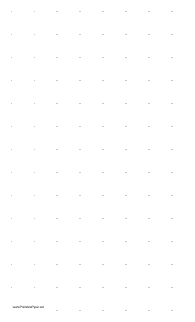 Dot Paper with one dot per inch on legal-sized paper Paper