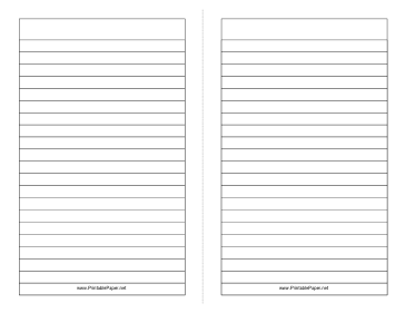 Foldable 2-page Note Paper Paper