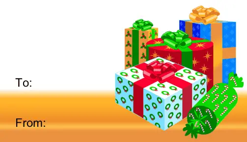 Christmas Gifts Paper