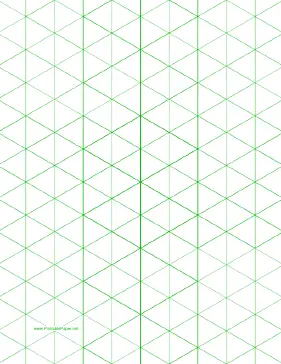 Isometric Dots Graph Paper - Free to Print