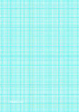 Graph Paper with twelve lines per inch and heavy index lines on A4-sized paper Paper