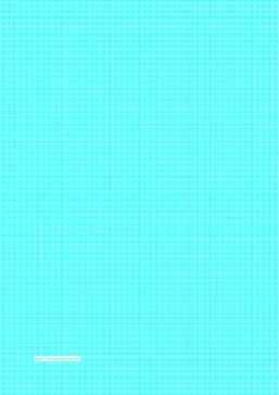 Graph Paper with one line per millimeter on A4 paper Paper