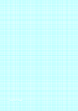Graph Paper with lines every 3.33mm (3 lines/cm) on A4-sized paper Paper