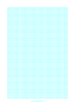 Graph Paper with one line every 3 mm on letter-sized paper Paper