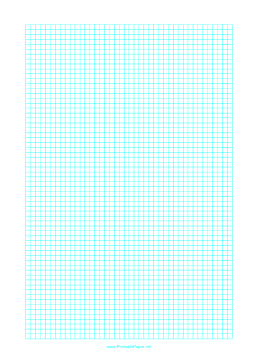 Graph Paper with one line every 4 mm on letter-sized paper Paper
