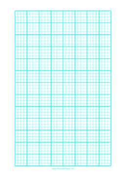 Graph Paper with one line every 5 mm and heavy index lines every fourth line on letter-sized paper Paper