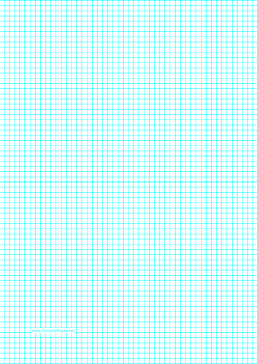 Graph Paper with six lines per inch on A4-sized paper Paper