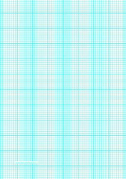 Graph Paper with eight lines per inch and heavy index lines on A4-sized paper Paper