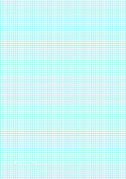 Graph Paper with eight lines per inch on A4-sized paper Paper