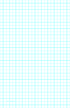 Graph Paper with two lines per inch and heavy index lines on ledger-sized paper Paper