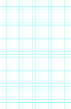 Graph Paper with two lines per inch on ledger-sized paper Paper
