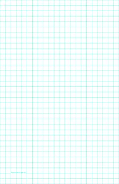 Graph Paper with two lines per inch on ledger-sized paper Paper