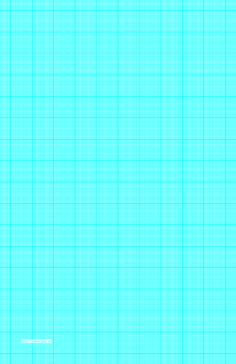 Graph Paper with twenty four lines per inch and heavy index lines on ledger-sized paper Paper