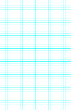 Graph Paper with three lines per inch and heavy index lines on ledger-sized paper Paper