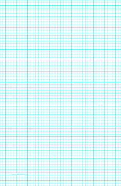 Graph Paper with four lines per inch and heavy index lines on ledger-sized paper Paper