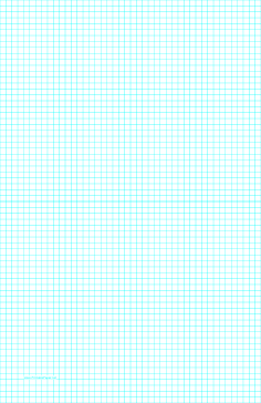 Graph Paper with four lines per inch on ledger-sized paper Paper