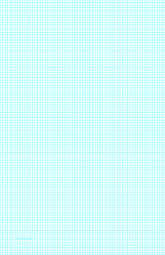 Graph Paper with six lines per inch on ledger-sized paper Paper