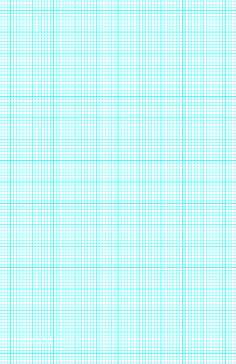 Graph Paper with seven lines per inch and heavy index lines on ledger-sized paper Paper