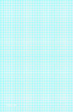 Graph Paper with eight lines per inch on ledger-sized paper Paper