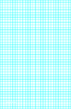 Graph Paper with nine lines per inch and heavy index lines on ledger-sized paper Paper